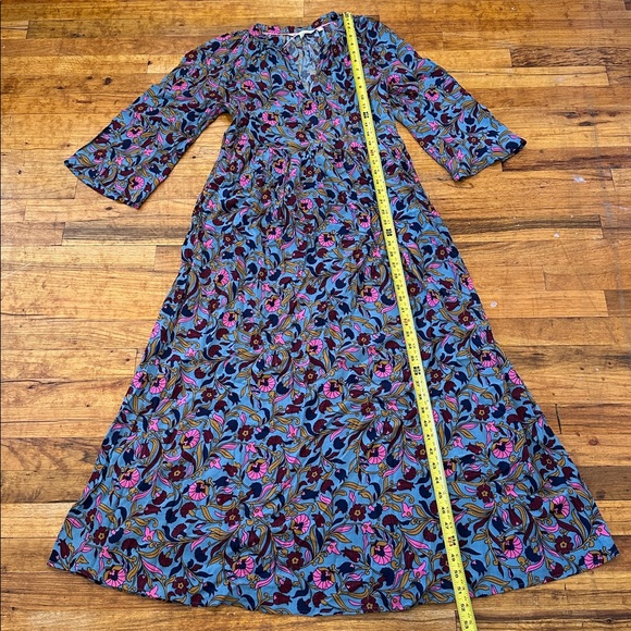 Boden Floral V-Neck Maxi Dress size 4 - Picture 9 of 16
